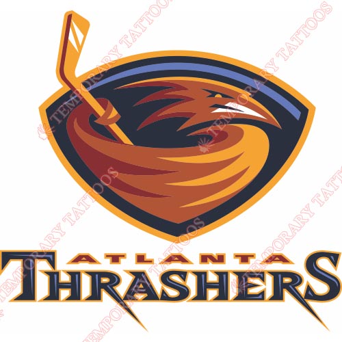 Atlanta Thrashers Customize Temporary Tattoos Stickers NO.65
